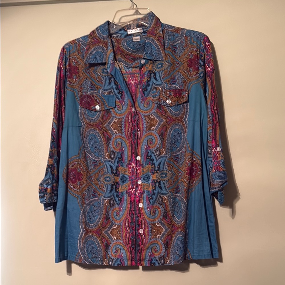 Hannah Paisley Print Shirt